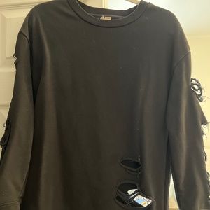 Alo Yoga Black Crewneck Women’s XS